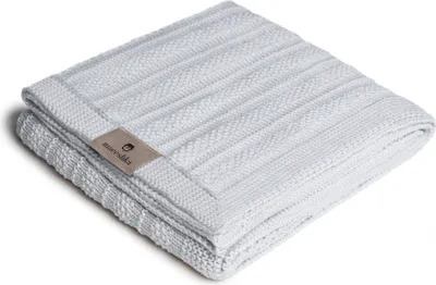 Obrázek produktu pro Pletená deka Maceshka hrášek Grey