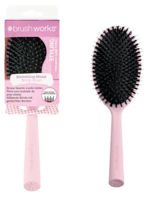 Obrázok produktu pre Kefa Brushworks na uhlazenie vlasov s kombinovanými štetinami