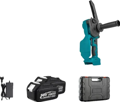 Image de Mini tronçonneuse électrique, options 6 pouces et 8 pouces, technologie de moteur sans balai, 8 pouces 2x5.0ah, EU