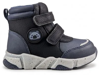 Produktbild von Kinder Gefüttert Sneaker Winterschuhe Isoliert Freizeitschuhe in Dunkelblau Menfi Gr.23