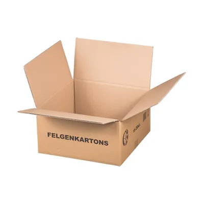Produktbild von 4x Felgenkarton für 15 Zoll - 420x420x215mm 2-wellig