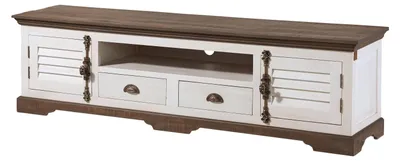 Produktbild von MASSIVMOEBEL24 TV-Board Mango 200x45x55 weiß lackiert TOULOUSE #110