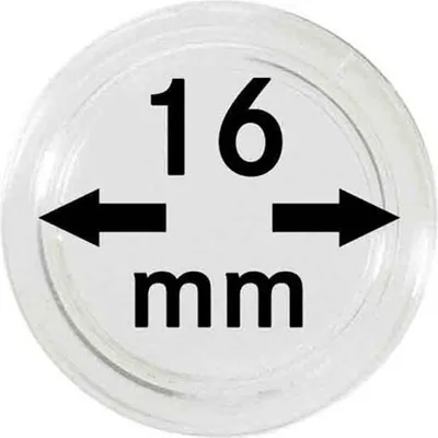 Produktbild von Lindner 2251016 Münzkapseln 16 mm-100er Pack