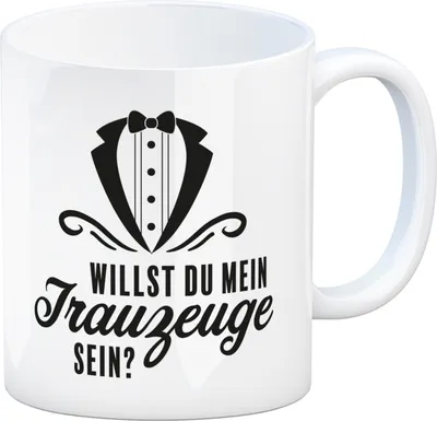 Produktbild von Willst du mein Trauzeuge sein Kaffeebecher