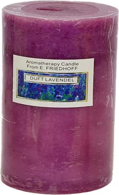 Produktbild von Stumpen-Duftkerze | Lavendel | H 72 x Ø 73 mm