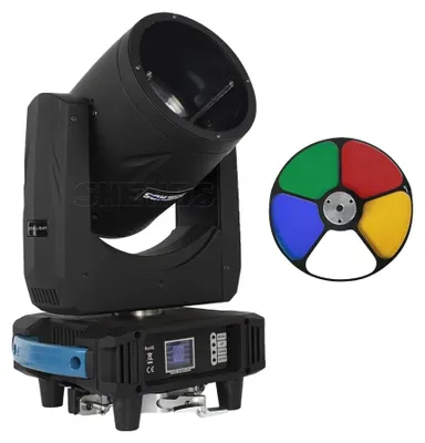 Obrázok produktu pre Efekt javiskového reflektora, kompatibilita s DMX, farebný rozsah RGBY, 400 W RGBY