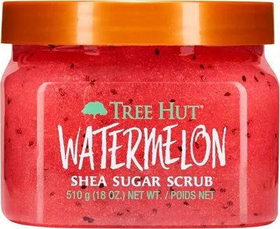 Produktbild von Tree Hut Watermelon, Körperpeeling, Frauen, Jeder Hauttyp, Exfoliation, Glättend, Auffrischend, Topf, Sheabutter
