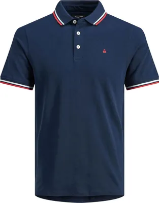 Obrázek produktu pro Pánské polo triko Slim Fit JJEPAULOS 12143859 Navy Blazer, XXL
