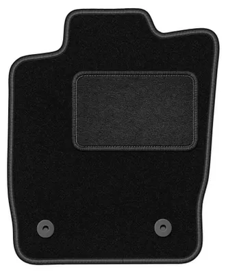 Produktbild von Fahrermatte Velours für Audi A1 8X 2010- (Schrägheck) – 1-tlg, Schwarz, passgenau – Wielganizator LUX