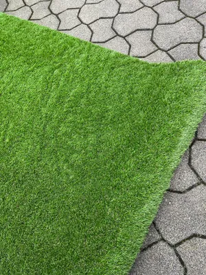 Produktbild von Kunstrasen Bahama 300 x 200 cm Rasenteppich grün Hochflor für Garten, Terrasse & Balkon