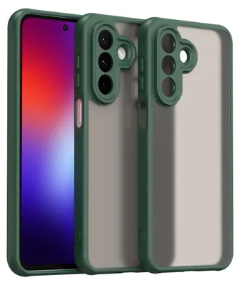 Produktbild von Samsung Galaxy A27 Hülle - Coverup Mattes Transparentes Back Cover mit Kameraschutz - Grün