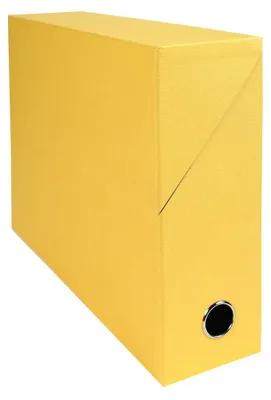 Image de EXACOMPTA Boîte d'archives, carton, largeur dos 90 mm, jaune