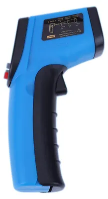 Image de Thermomètre infrarouge numérique, laser, pistolet de température industriel, sans contact, avec rétroéclairage, -50 à 380 °C (ne convient pas pour les personnes). Bat