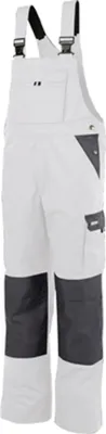 Produktbild von DASSY Latzhose VERSAILLES Gr. 62 STANDARD  weiß/grau