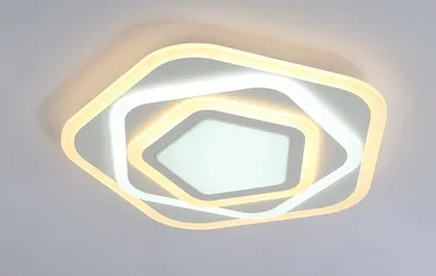 Image de Plafonnier LED XW095, 68W, diamètre 50cm, avec télécommande, réglage de la couleur et de l'intensité lumineuse, abat-jour en acrylique, classe énergétique A+. Plafonnier LED pour salon, lustre, suspension, lampe de plafond, spot encastré LED