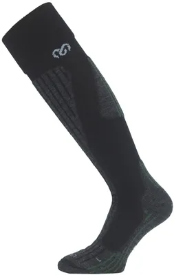 Image de Chaussettes de ski mi-longues en Laine Lasting SWH, unie (marron), taille XL