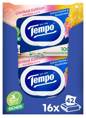 Produktbild von Tempo Feuchtes Toilettenpapier Mein Verwöhnmoment Limited Edition - wechselnde D