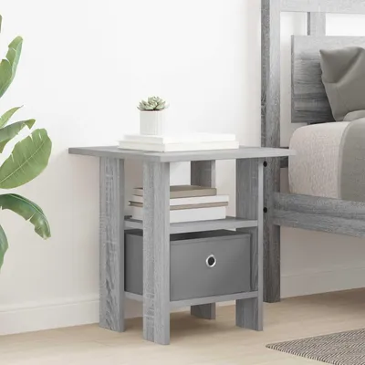 Zdjęcie produktu dla Maison Exclusive - Komoda nocna Sonoma Grey, 41 x 40 x 45 cm, płyta drewniana