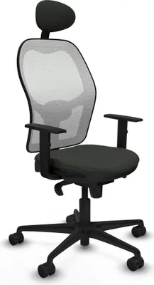 Obrázok produktu pre Kancelárske kreslo s opierkou hlavy Jorquera Piqueras y Crespo 1D036N1 Black