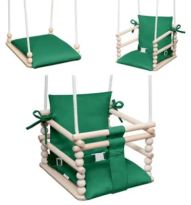 Immagine prodotto di Altalena 3-in-1 con cintura di sicurezza, altezza regolabile