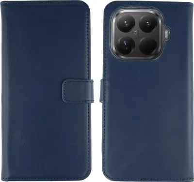 Produktbild von Selencia Echtleder Klapphülle Xiaomi 15T Pro - Dunkelblau