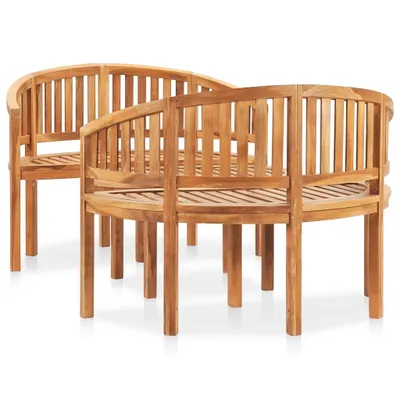 Immagine prodotto di set di 3 pezzi da giardino in teak massiccio