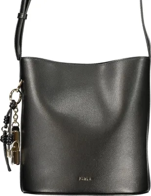 Produktbild von Stilvolle Damenhandtasche Schwarz mit abnehmbarem Schlüsselanhänger