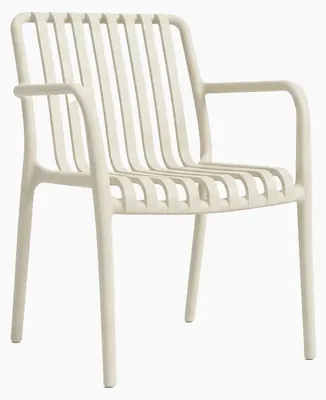 Produktbild von KAWOLA Gartenstuhl MIAVA Outdoor stapelbar Kunststoff cremefarben