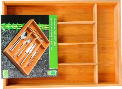 Image de Range Couverts Bamboo 34x25x4,5cm