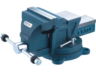 Obrázek produktu pro Rotační svěrák Extol Premium (8812622) 100 mm, 5,0 kg, rozevření 65 mm, upínací síla 8 kN