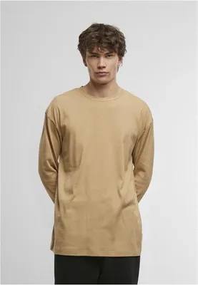 Obrázek produktu pro Pánské tričko s dlouhým rukávem Urban Classics Organic Boxy Rib Longsleeve unionbeige - M