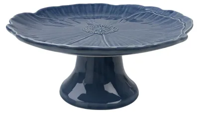 Productafbeelding van Keukenaccessoire: Taartstandaard Papaver, 28 cm, denimkleur