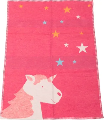 Produktbild von DaviDFussenegger Baby- und Kinderdecke, Lili Einhorn, 70 x 90 cm