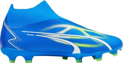 Produktbild von Puma - "Ultra Match" Fußball-Stiefel für Herren, Zum Anschlüpfen GT9643 (43 EU) (Blau/Puma Weiß/Grün Pro)