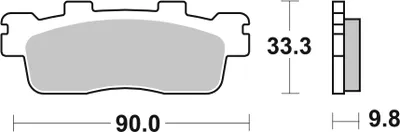 Produktbild von sbs Bremsbeläge Satz 204CT