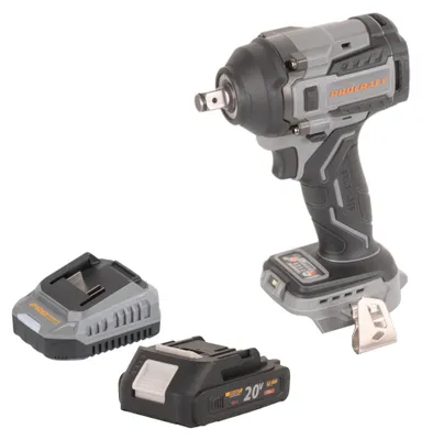 Zdjęcie produktu dla Procraft Industrial IW550Abb akumulatorowy klucz udarowy 20 V 550 Nm 1/2" + 1x akumulator 2,0 Ah + ładowarka