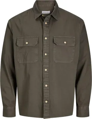 Produktbild von Jack & Jones Travis Langarmhemd Grün S Mann Grün S