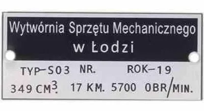 Obrázok produktu pre Typ Motora S03 Junak M07