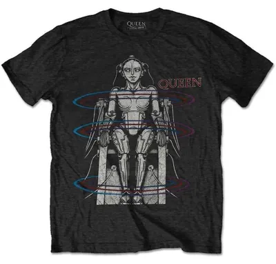 Produktbild von Queen European Tour 1984 (Back Print) Black XL T-Shirt
