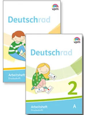 Produktbild von Deutschrad 1/2. Arbeitshefte Paket Druckschrift Klasse 1/2