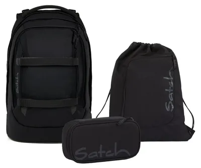 Produktbild von Satch, Schulrucksack-Set PACK Blackjack 3-teilig, ab 5. Klasse