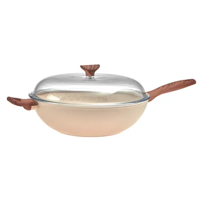 Produktbild von Sambonet Rock'N'Rose Aluminium pink Wokpfanne 32 cm mD S0163-S00566-S2105 51033P32