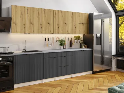 Obrázek produktu pro Kuchyňská linka PEREA 260cm Dub artisan + grafit