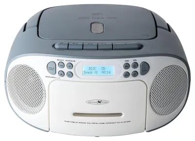 Image de Reflexion CD-Radio DAB+, UKW, DAB AUX, CD, DAB+, Kassette, UKW, USB Weiß, Blau (RCR2260DAB/BL)