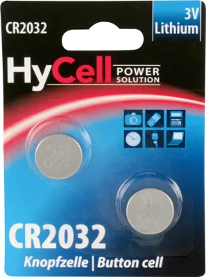 Produktbild von HyCell Lithium Knopfzellen CR2032