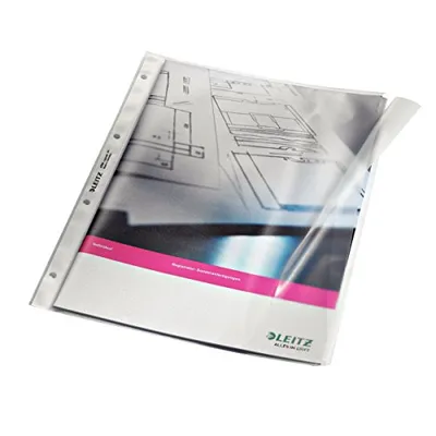 Produktbild von Leitz Prospekthülle DIN A4 47640000 PP mit Klappe 50 St./Pack.