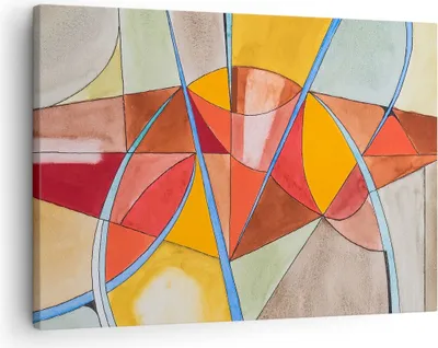 Produktbild von Bild auf Leinwand - Leinwandbild - Abstraktion modern - 70x50cm - Wand Bild - Wanddeko - Wandbilder - Leinwanddruck - Bilder - Kunstdruck - Wanddekoration - Leinwand bilder - Wandkunst - AA70x50-3960