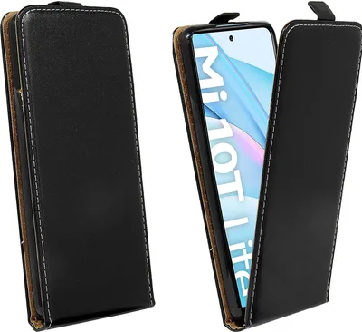Obrázok produktu pre cofi1453® Flipové puzdro kompatibilné s mobilným telefónom XIAOMI MI 10T LITE Vertikálne skladacie ochranné puzdro Flip Cover Black