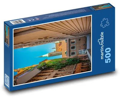 Produktbild von Puzzle 500 Lübeck - Historisches Stadtpanorama - martinpuzzle