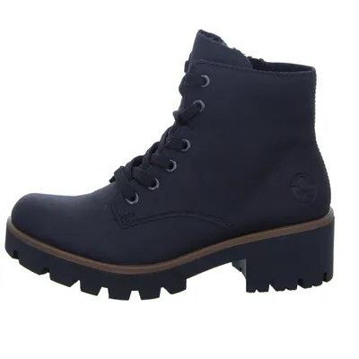 A single blue boot on a white background.